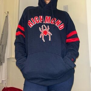 Champion Navy and Red Richmond Hoodie
